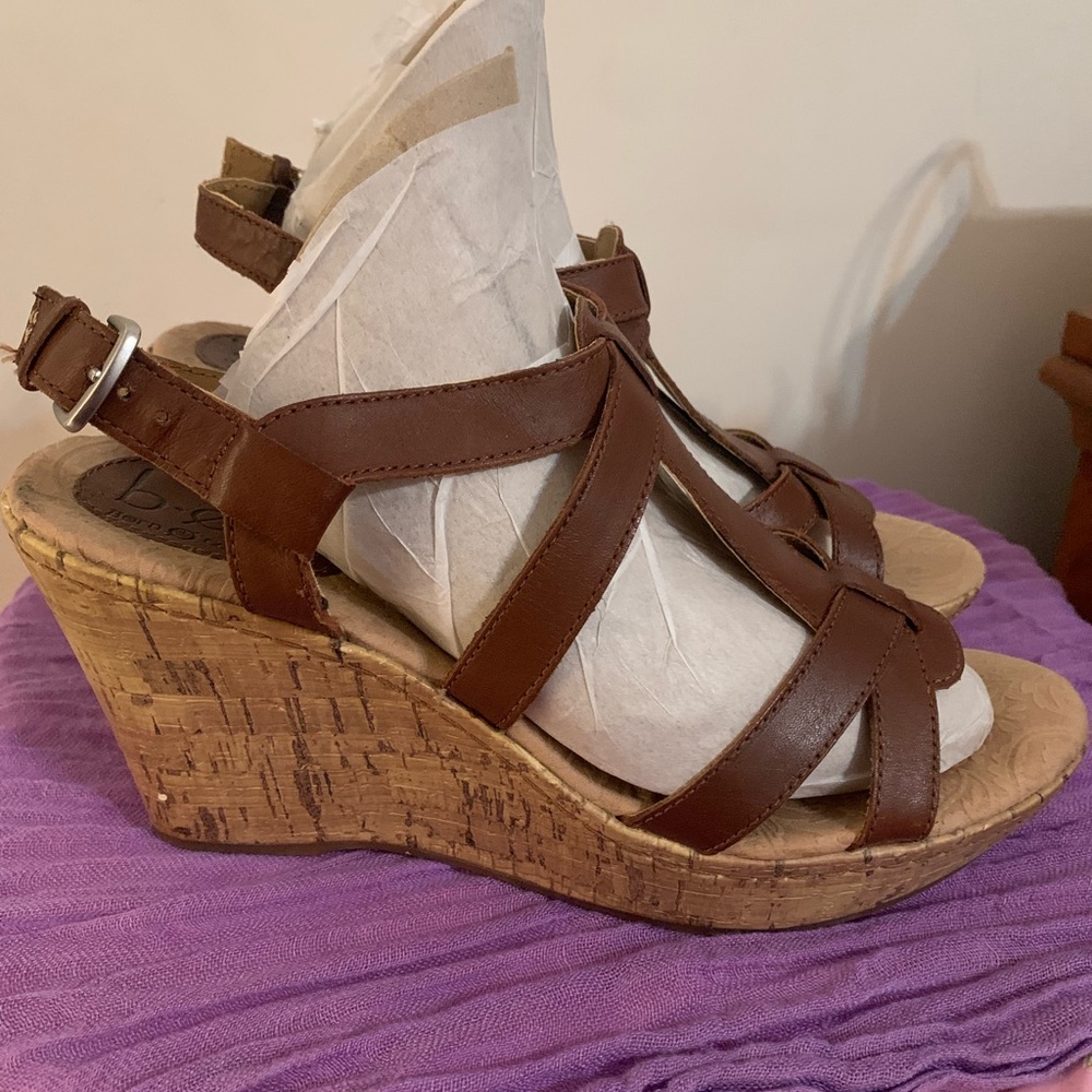B.O.C sandals in brown leather size 10